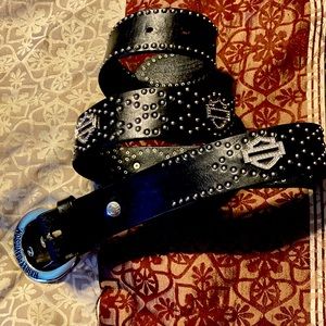 Harley Davidson Girls Stubbed Emblem Belt